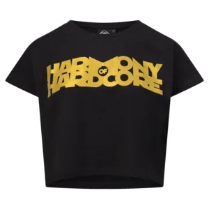 CROPPED T-SHIRT ESSENTIAL GOLD - WOMAN