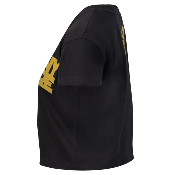 CROPPED T-SHIRT ESSENTIAL GOLD - WOMAN - Image 2