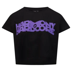 CROPPED T-SHIRT ESSENTIAL INDIGO - WOMAN