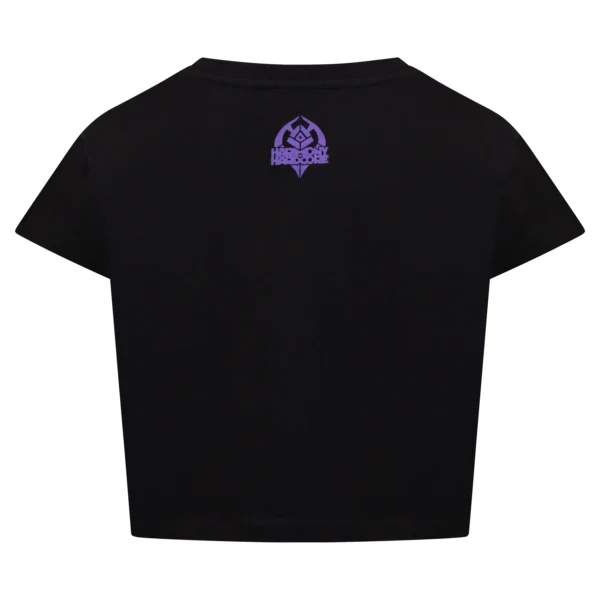 CROPPED T-SHIRT ESSENTIAL INDIGO - WOMAN - Image 3