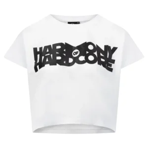 CROPPED T-SHIRT ESSENTIAL WHITE - WOMAN