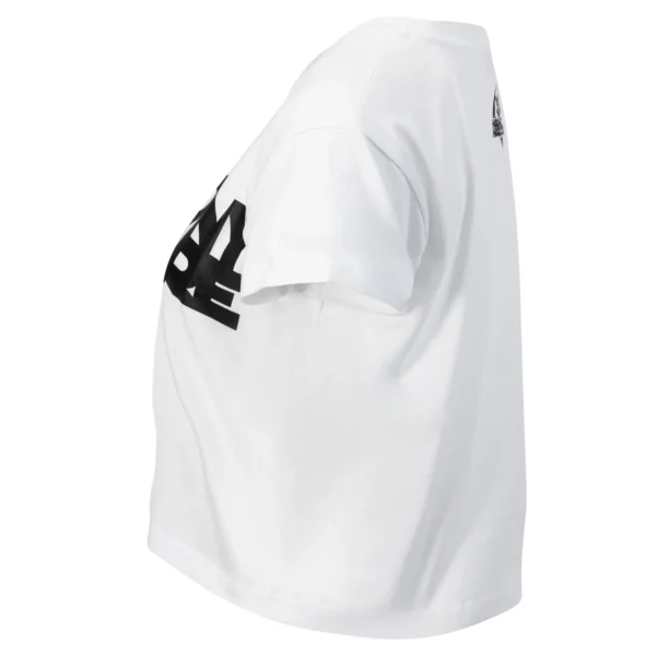 CROPPED T-SHIRT ESSENTIAL WHITE - WOMAN - Image 2