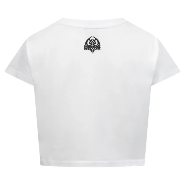 CROPPED T-SHIRT ESSENTIAL WHITE - WOMAN - Image 3